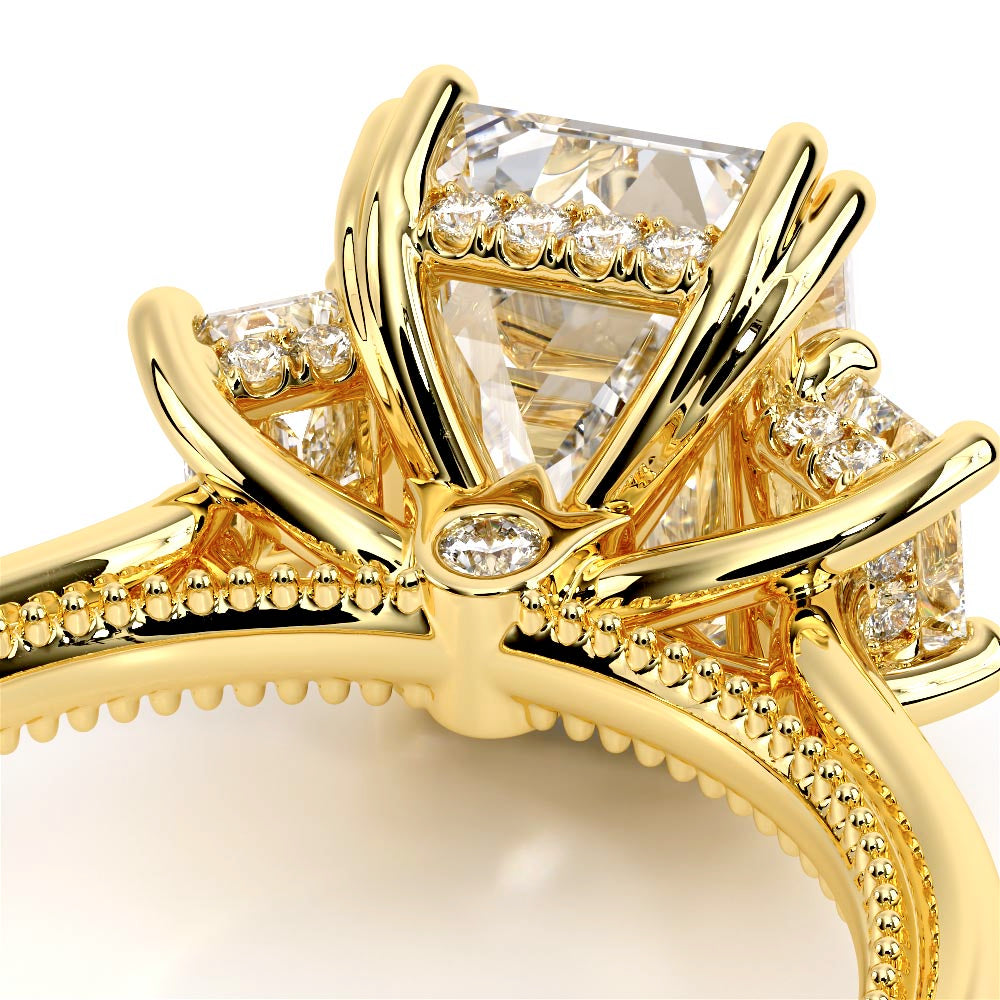 Renaissance-993EM-S-18K Yellow Gold Emerald