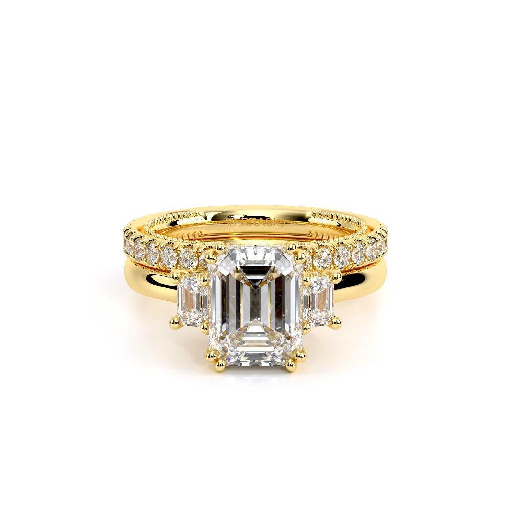 Renaissance-993EM-S-14K Yellow Gold Emerald