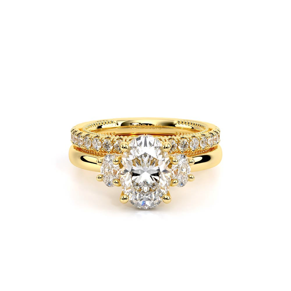 Renaissance-993OV-S-18K Yellow Gold Oval