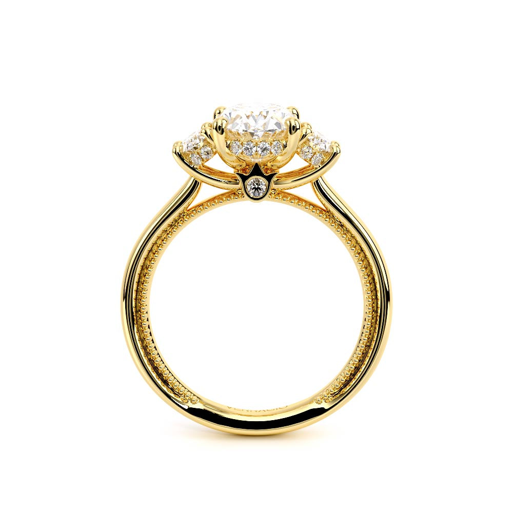 Renaissance-993OV-S-18K Yellow Gold Oval
