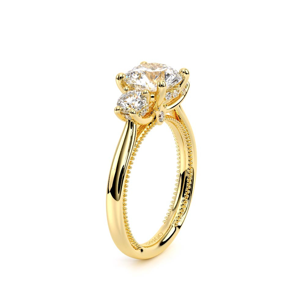 Renaissance-993R-S-14K Yellow Gold Round
