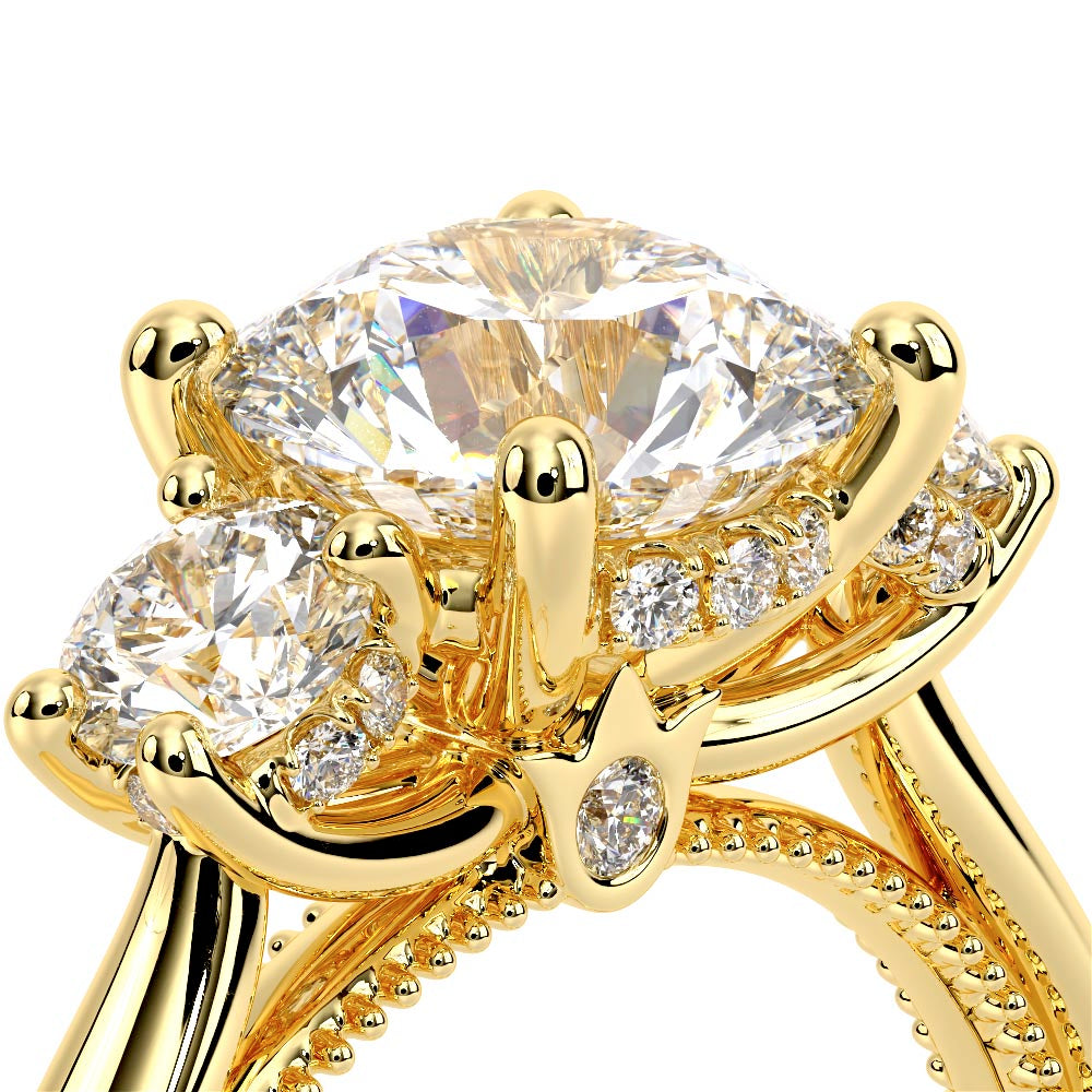 Renaissance-993R-S-14K Yellow Gold Round