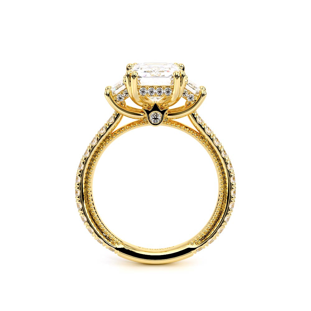 Renaissance-993EM17-18K Yellow Gold Emerald