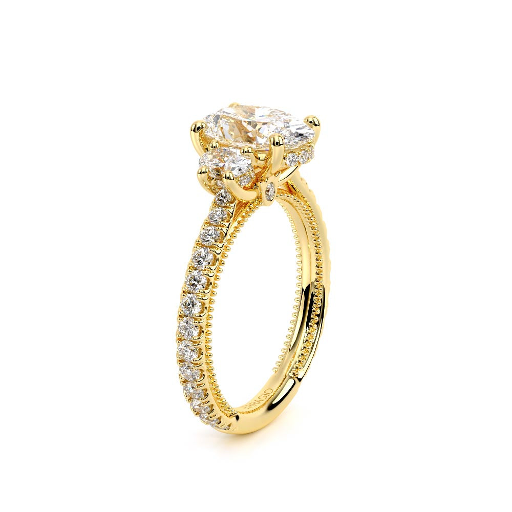 Renaissance-993OV17-14K Yellow Gold Oval