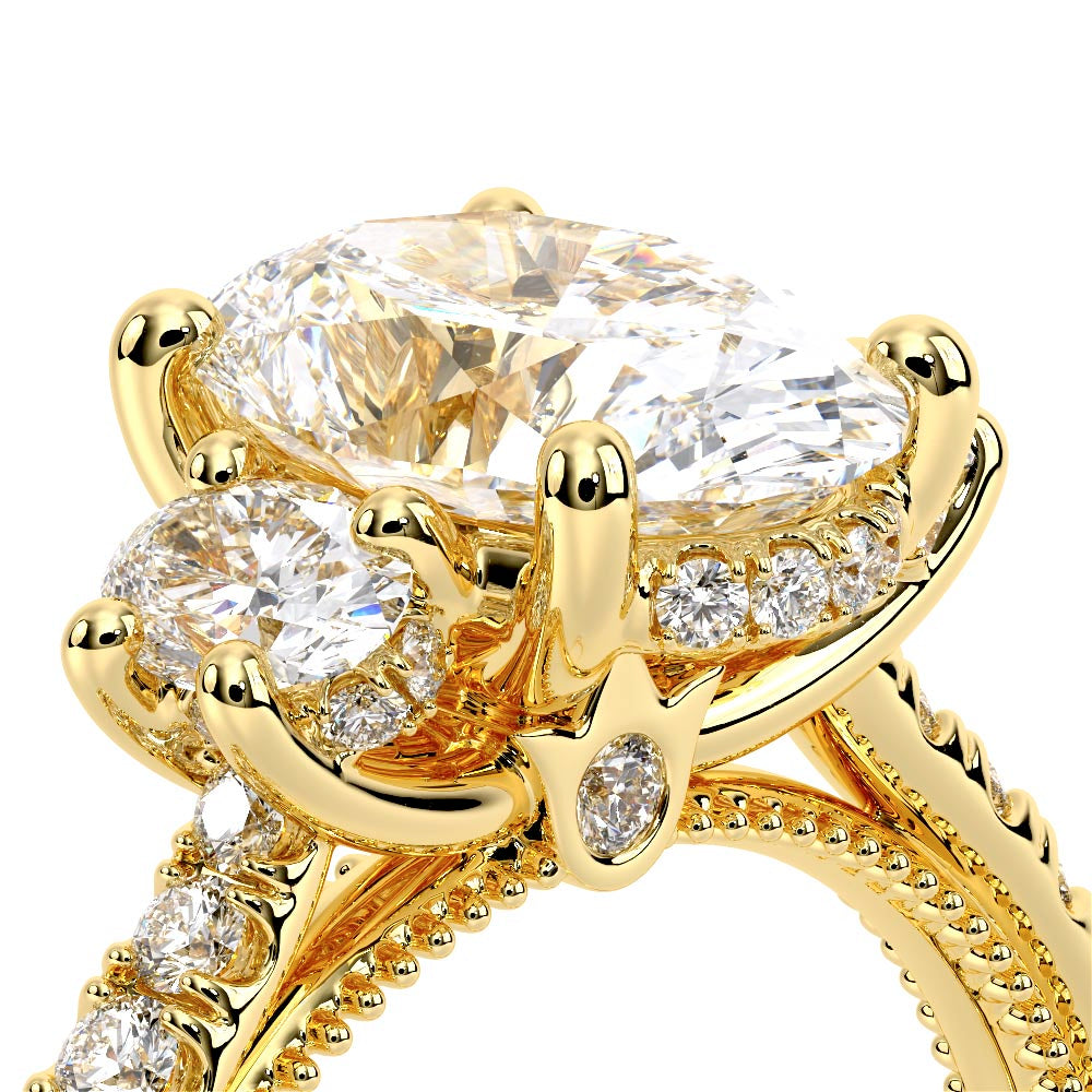 Renaissance-993OV17-18K Yellow Gold Oval