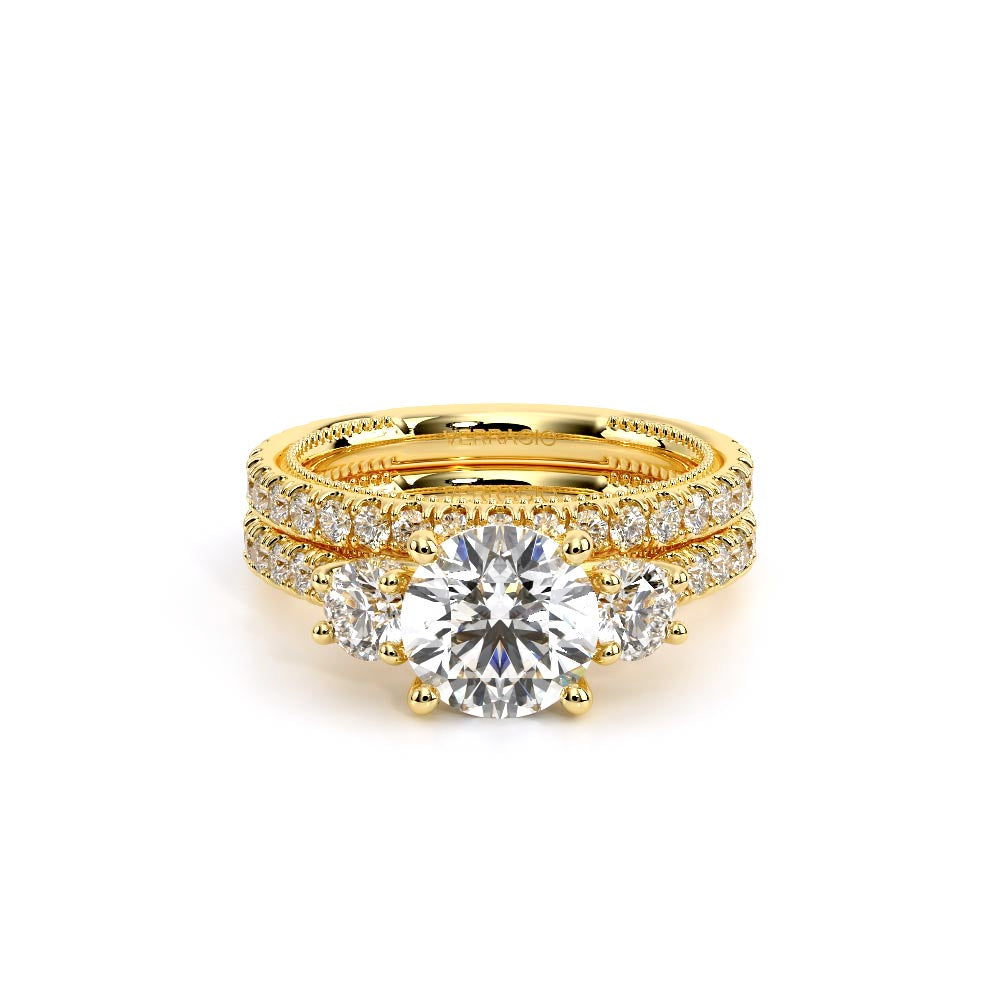 Renaissance-993R17-18K Yellow Gold Round