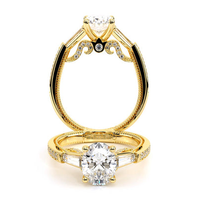 Verragio Three-Stone Oval Engagement Ring