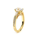 Verragio Three-Stone Oval Engagement Ring