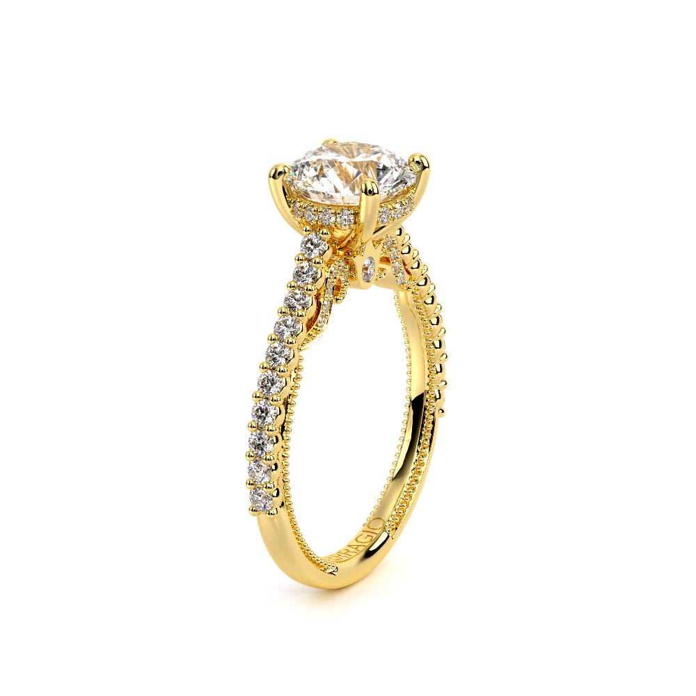 Verragio Pave Round Engagement Ring