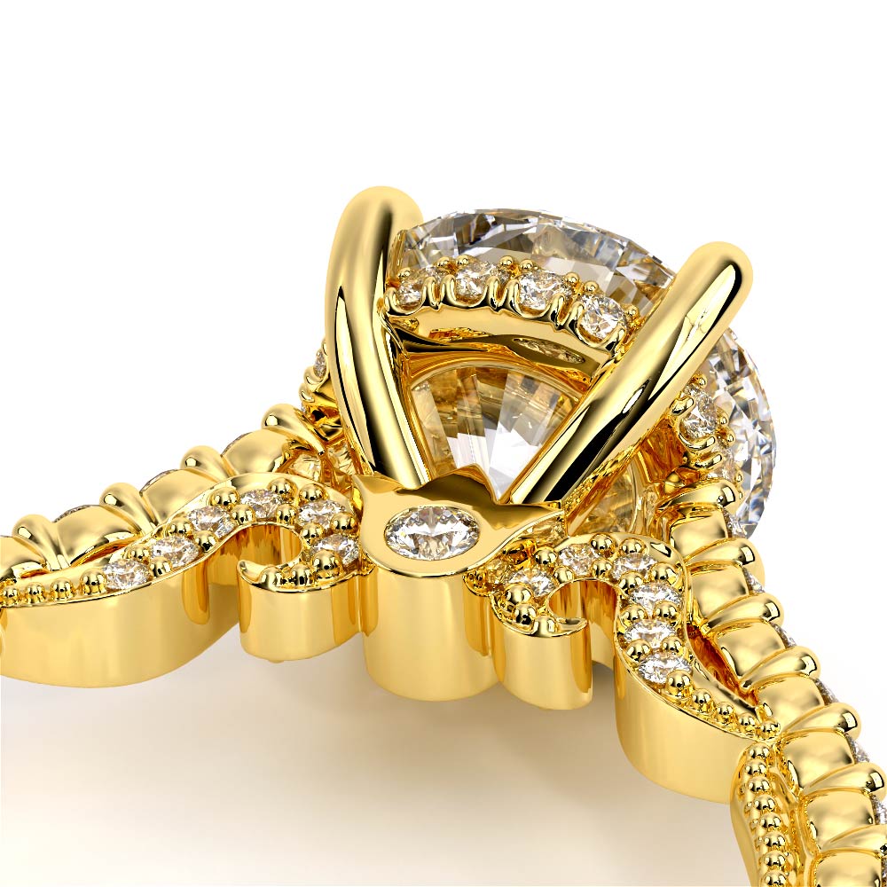 Verragio Pave Round Engagement Ring