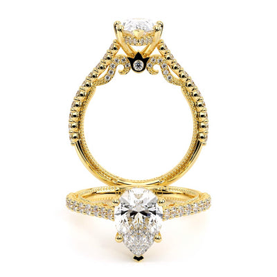Verragio Pave Pear Engagement Ring