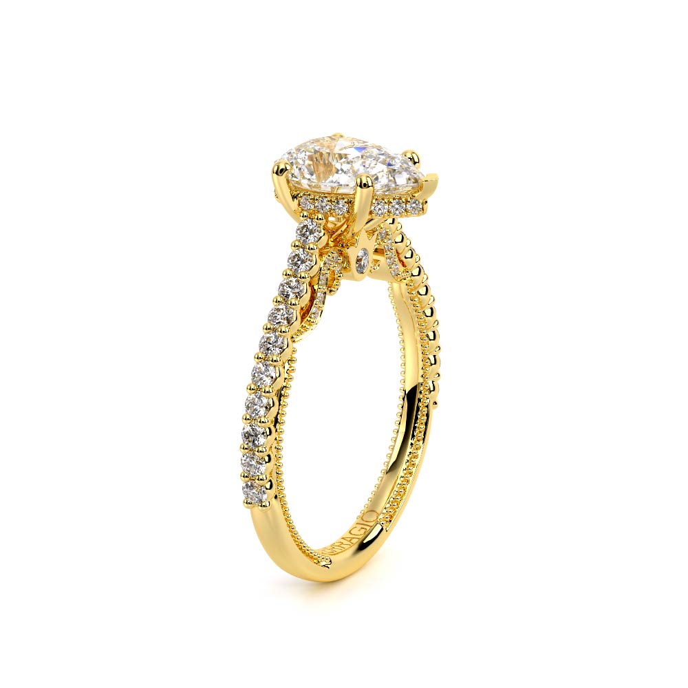 Verragio Pave Pear Engagement Ring