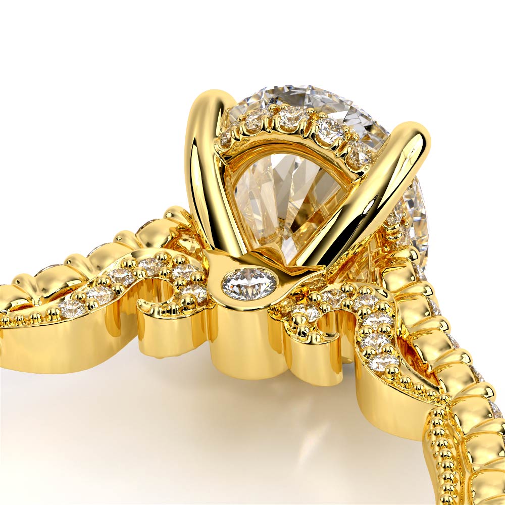 Verragio Pave Oval Engagement Ring