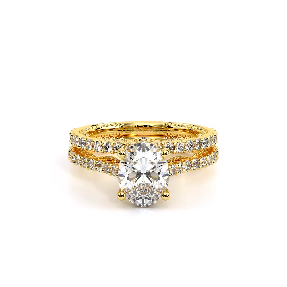 Verragio Pave Oval Engagement Ring