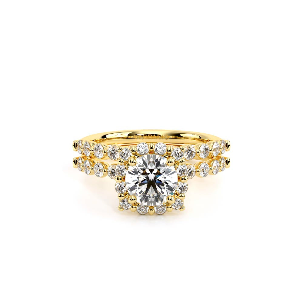 Renaissance-990CU20-14K Yellow Gold Cushion
