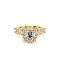 Renaissance-990CU20-18K Yellow Gold Cushion