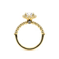 Renaissance-990CU20-18K Yellow Gold Cushion
