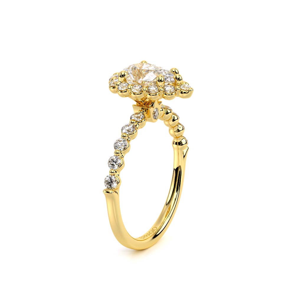 Verragio Halo Pear Engagement Ring