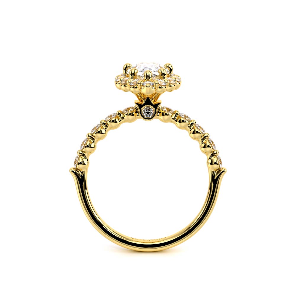 Verragio Halo Pear Engagement Ring