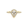 Verragio Halo Pear Engagement Ring