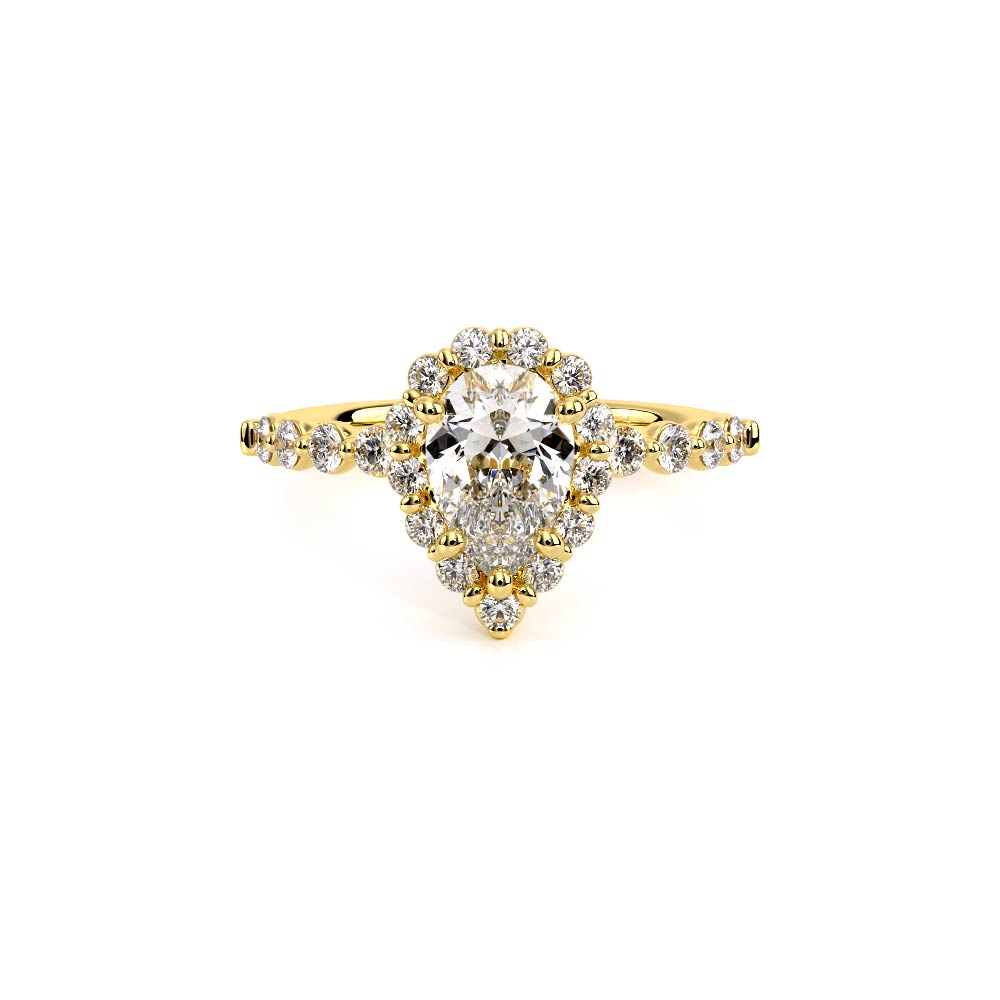 Verragio Halo Pear Engagement Ring