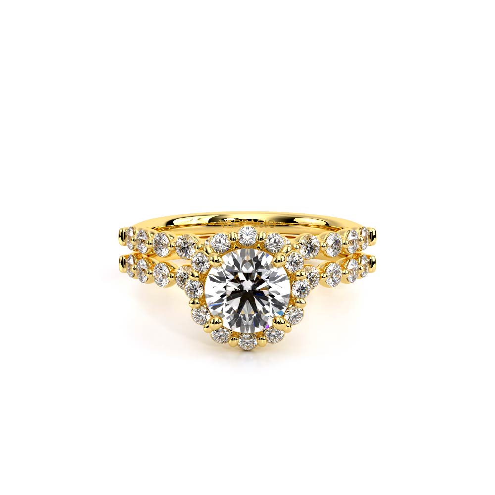 Verragio Halo Round Engagement Ring