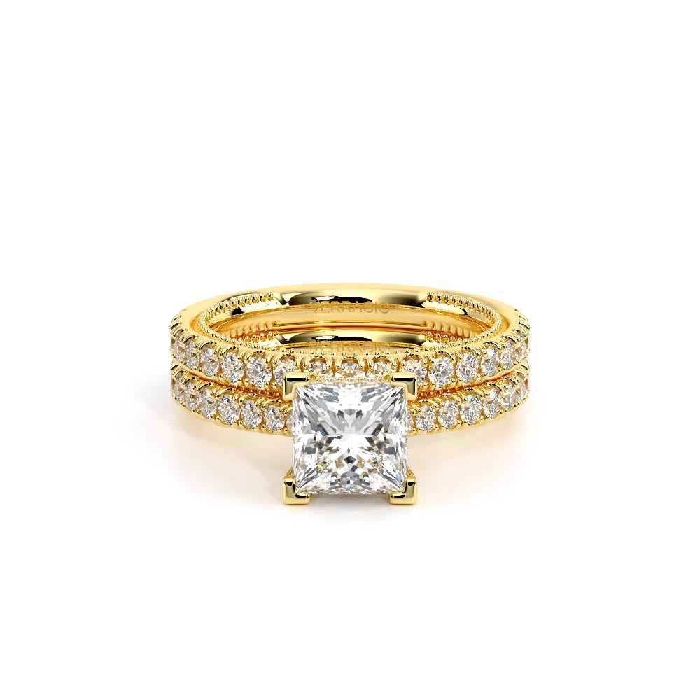 Renaissance-992P17-18K Yellow Gold Princess