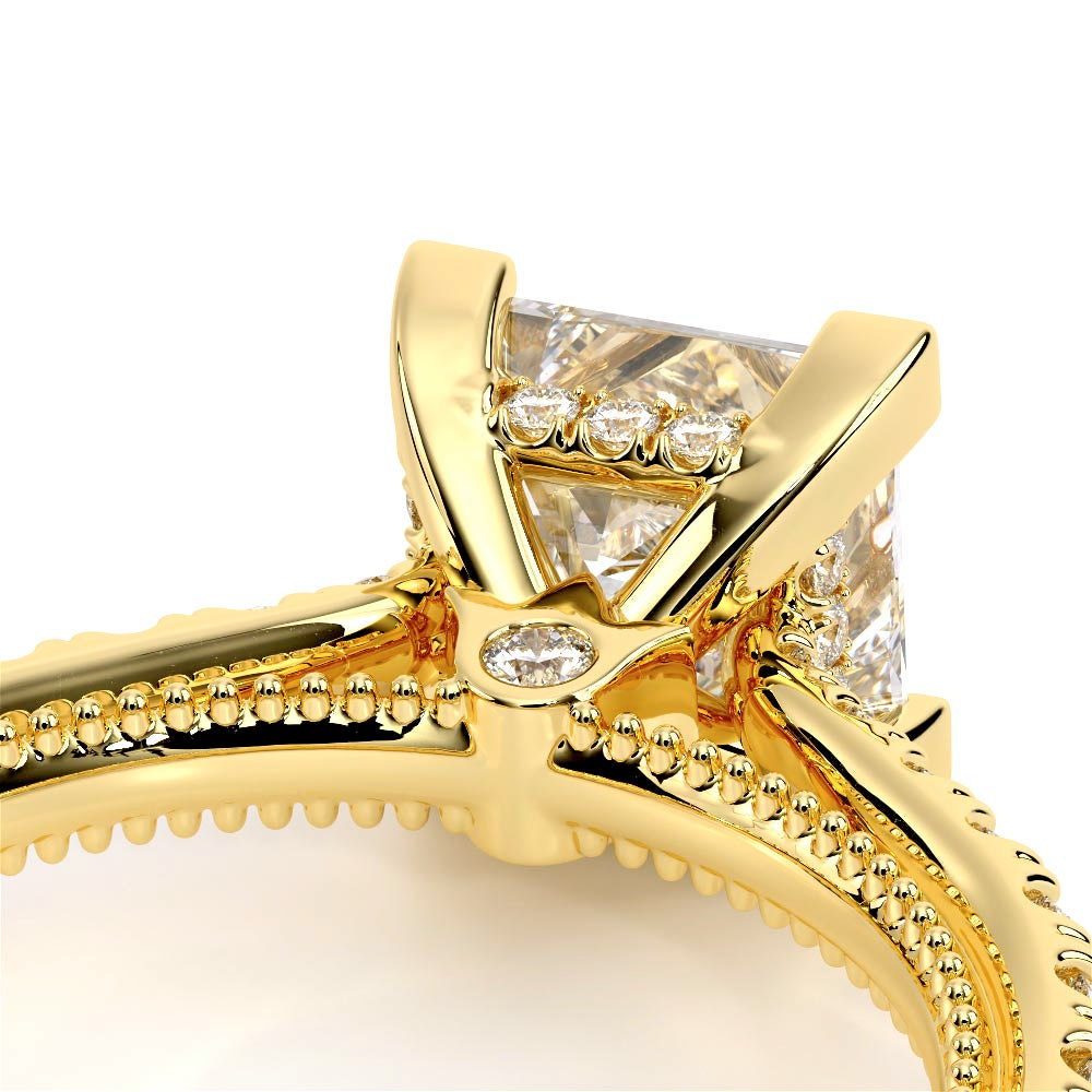 Renaissance-992P17-14K Yellow Gold Princess