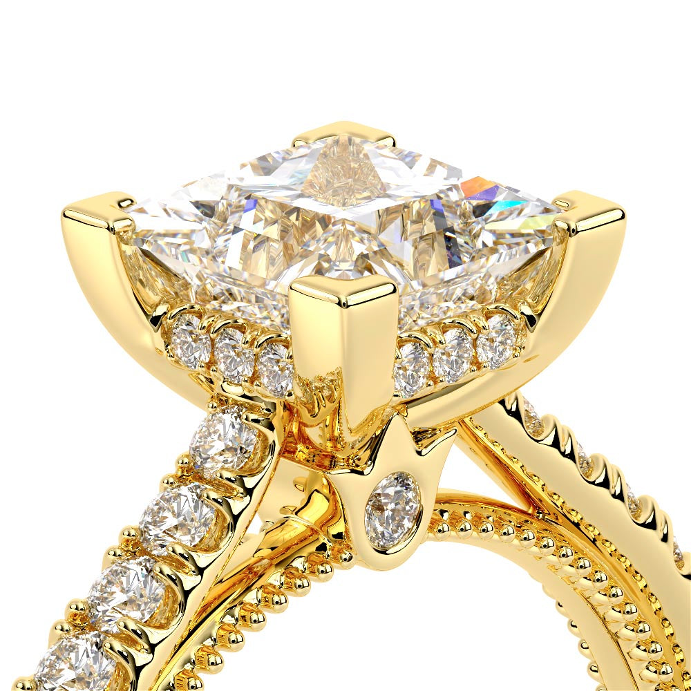 Renaissance-992P17-14K Yellow Gold Princess