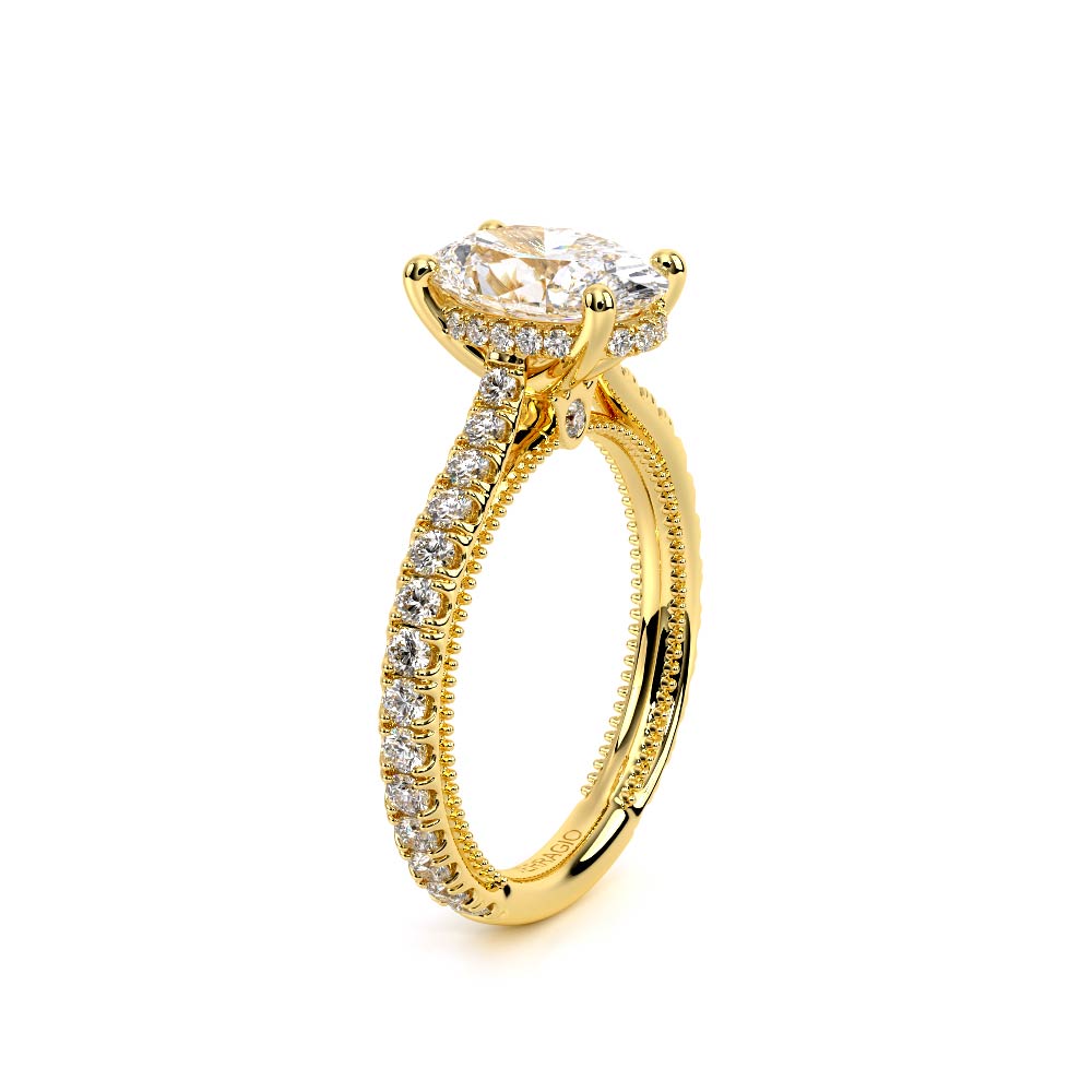 Verragio Pave Oval Engagement Ring
