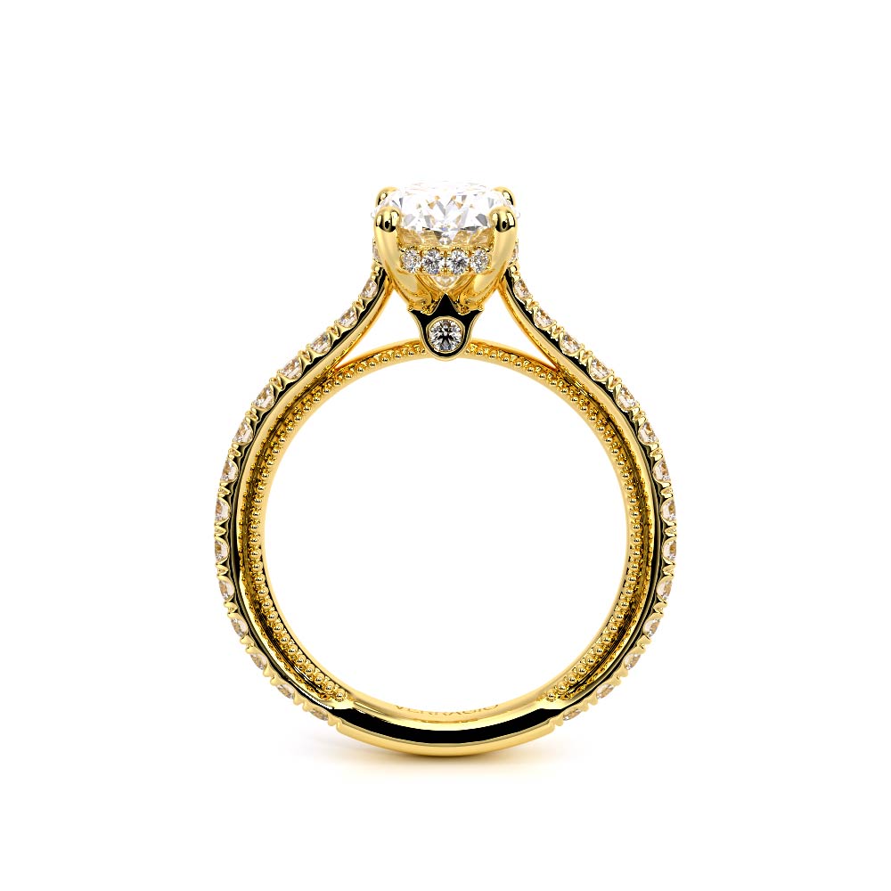 Verragio Pave Oval Engagement Ring