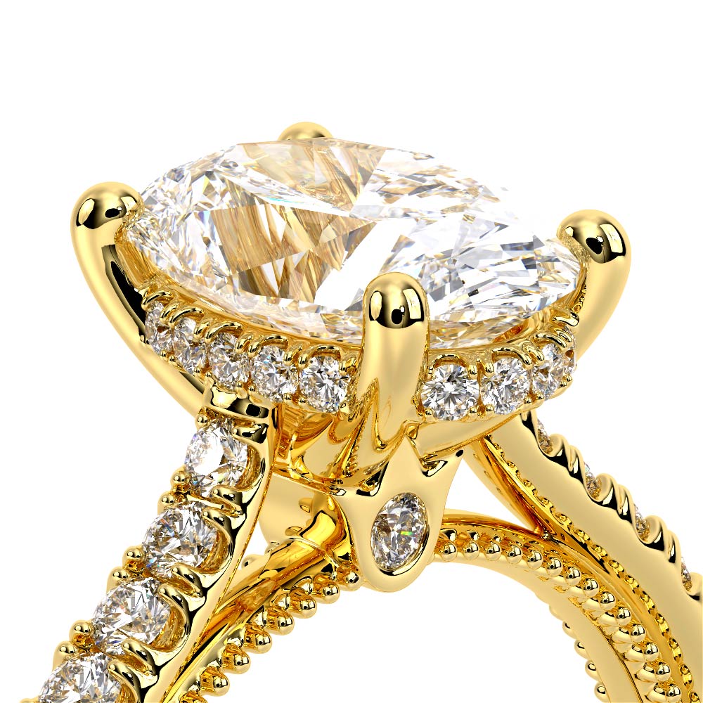 Verragio Pave Oval Engagement Ring