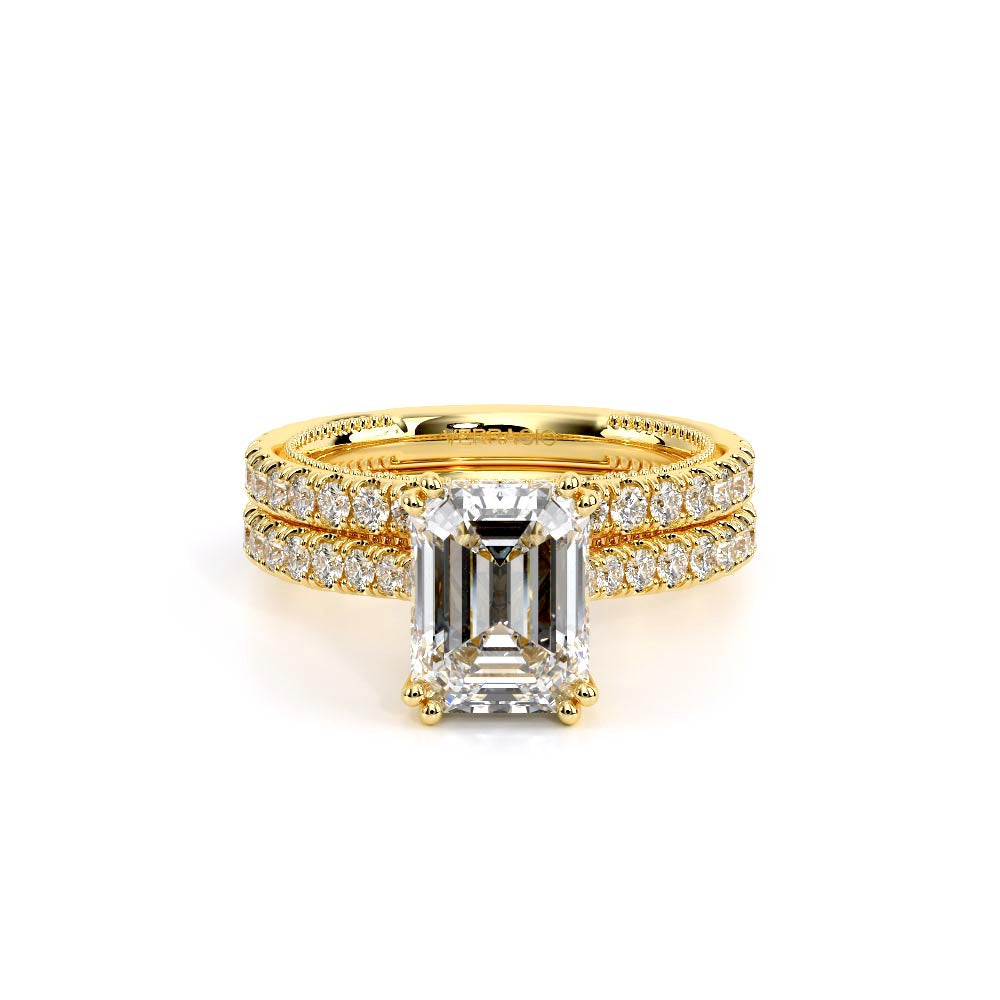 Renaissance-992EM17-18K Yellow Gold Emerald