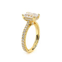 Renaissance-992EM17-18K Yellow Gold Emerald