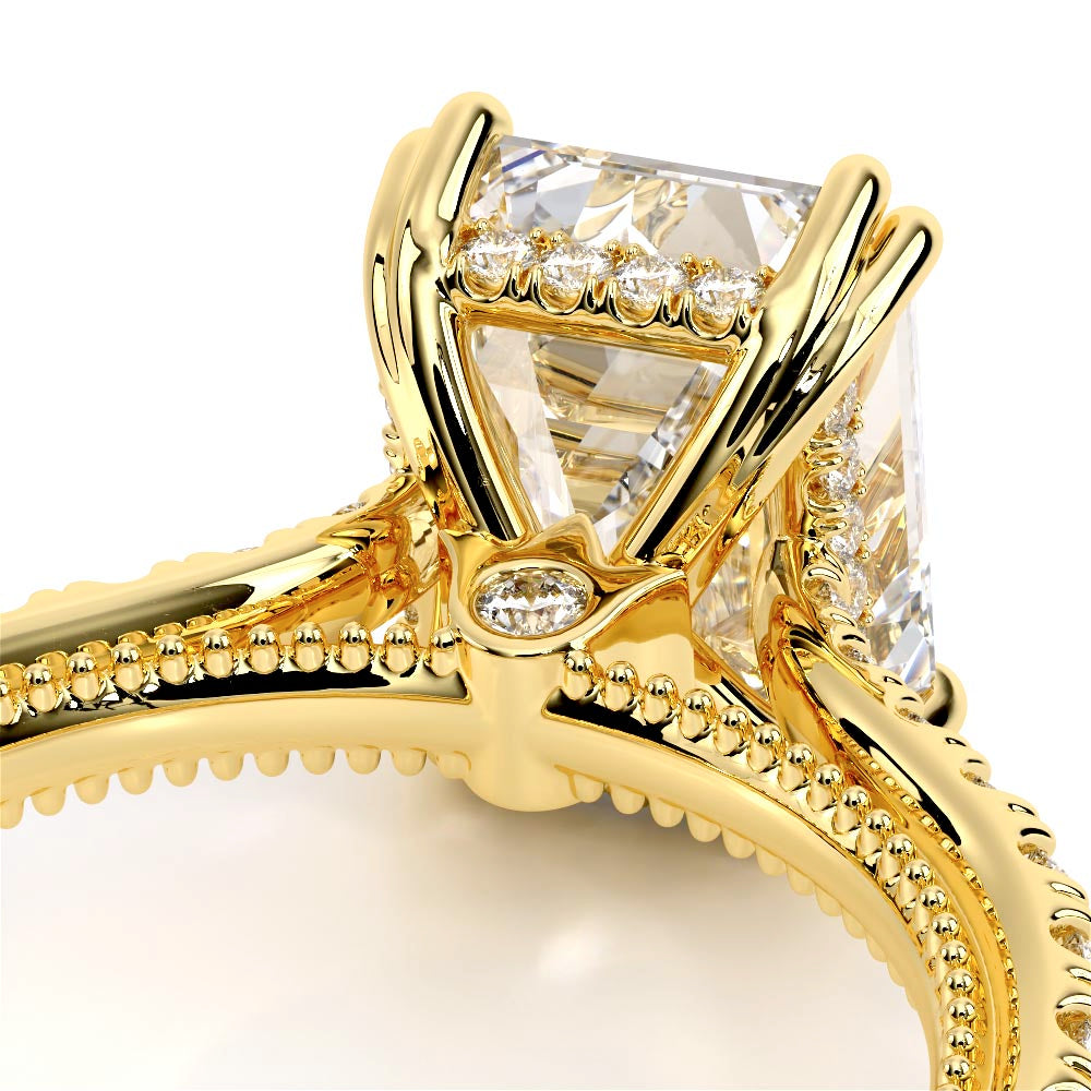 Renaissance-992EM17-18K Yellow Gold Emerald
