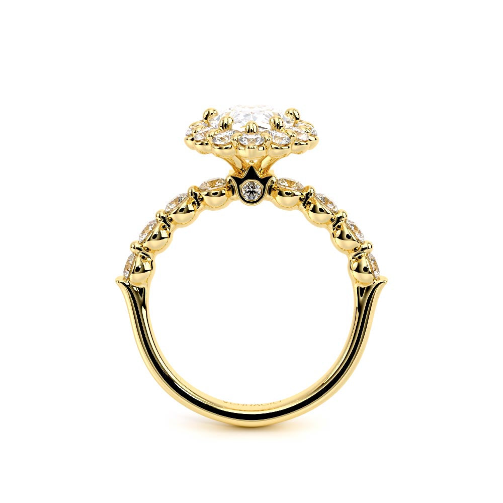 Renaissance-990PS25-14K Yellow Gold Pear