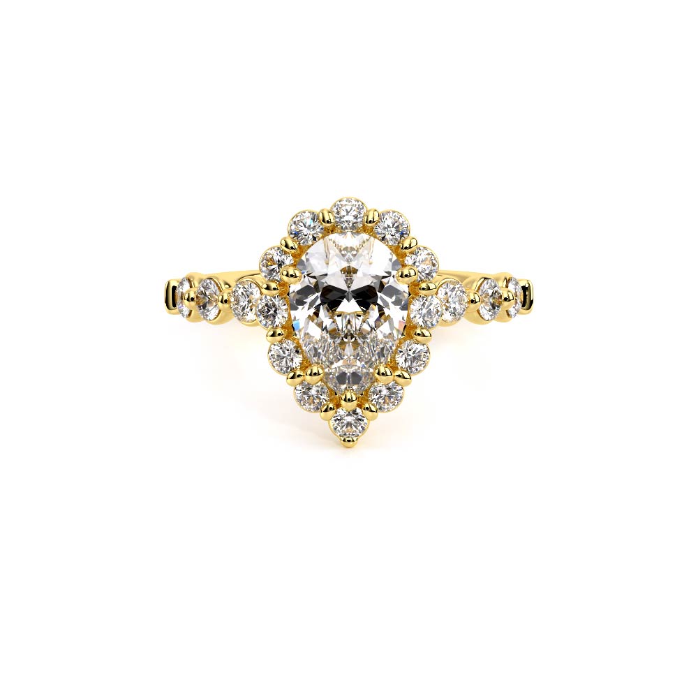 Verragio Halo Pear Engagement Ring