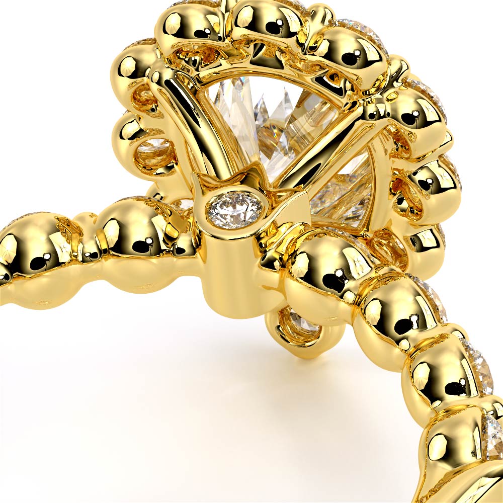 Verragio Halo Pear Engagement Ring