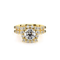 Renaissance-990CU25-18K Yellow Gold Cushion
