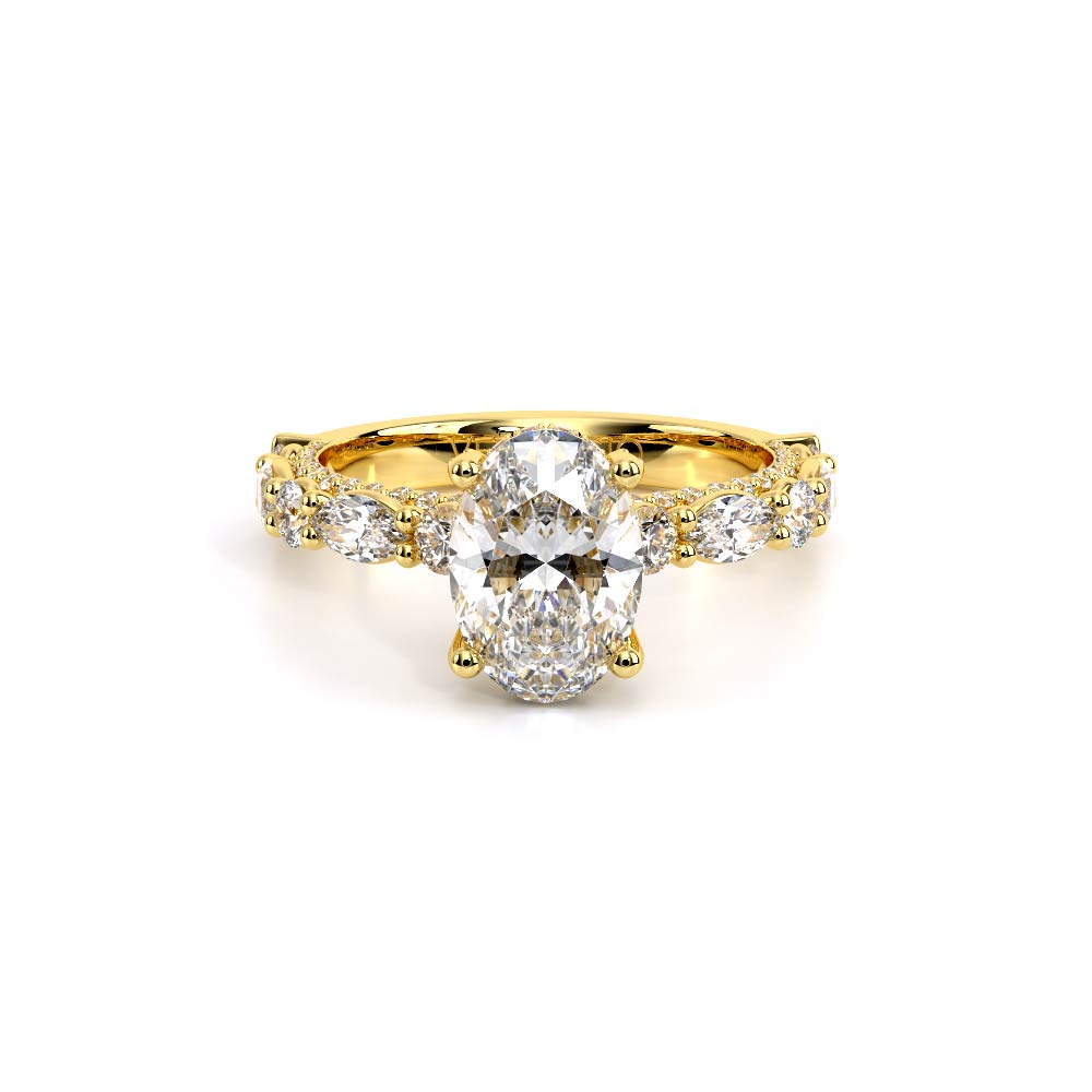 Verragio Pave Oval Engagement Ring