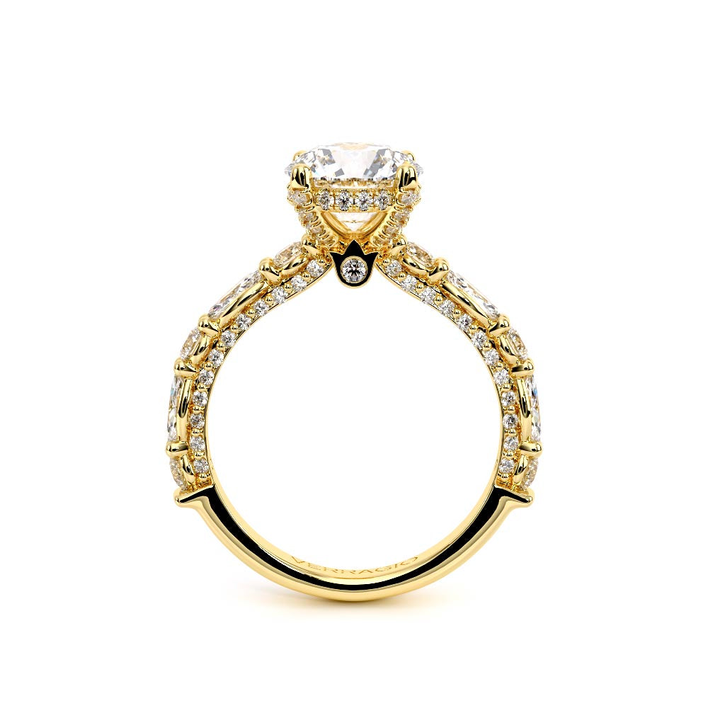Couture-0490R25-18K Yellow Gold Round