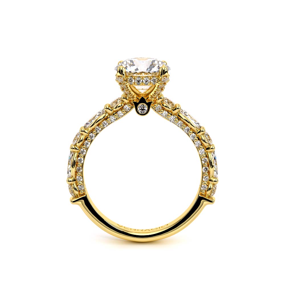 Verragio Pave Round Engagement Ring