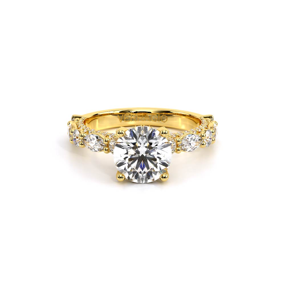 Verragio Pave Round Engagement Ring