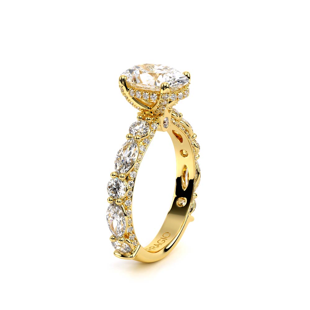 Verragio Pave Oval Engagement Ring