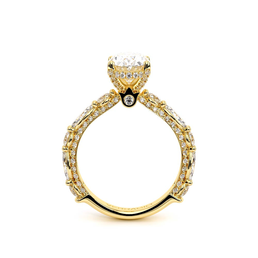Couture-0490OV30-14K Yellow Gold Oval