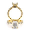 Verragio Pave Emerald Engagement Ring