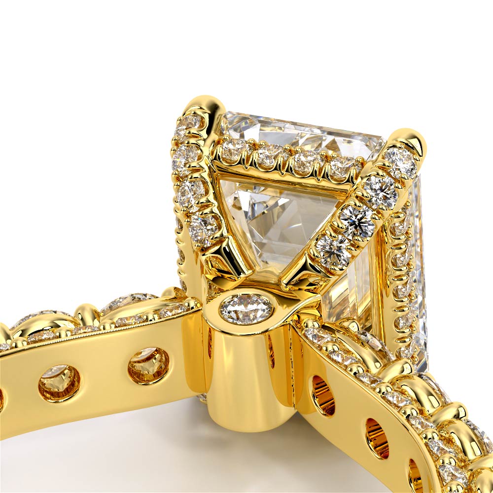 Verragio Pave Emerald Engagement Ring