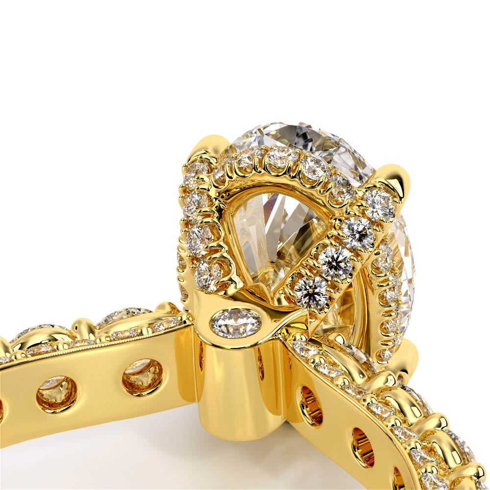 Verragio Pave Oval Engagement Ring