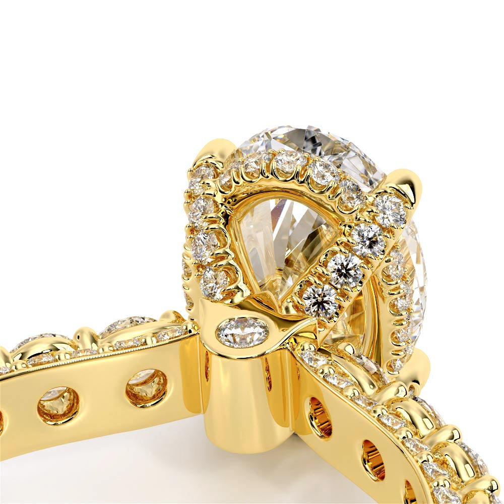 Couture-0489OV25-14K Yellow Gold Oval