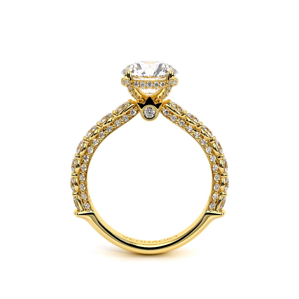 Verragio Pave Round Engagement Ring